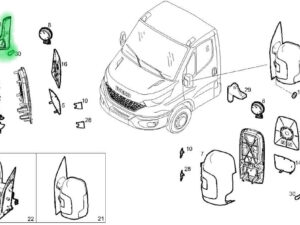 KIERUNKOWSKAZ W LUSTERKU PRAWA STRONA IVECO DAILY 2019- 5802735245